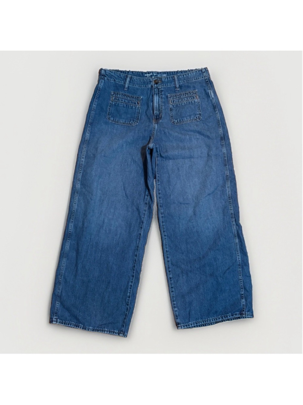 Old Navy High Rise Baggy Wide Leg Jeans - Size 14